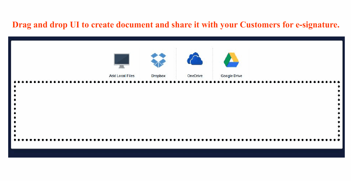 Add Electronic Signatures to your documents in minutes
